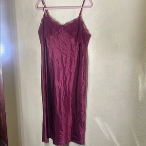 Jones New York Silky Purple Chemise Sleepwear